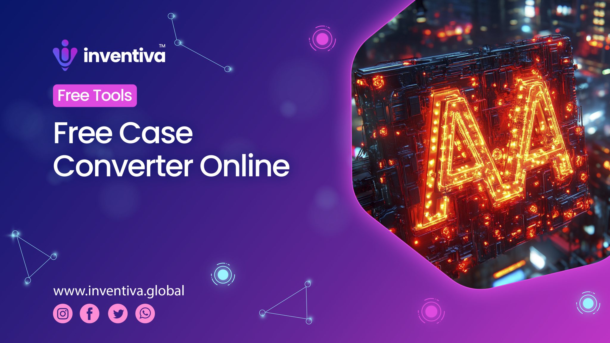 Free Case Converter Online, Free Case Converter Online, Inventiva Creative Studio™