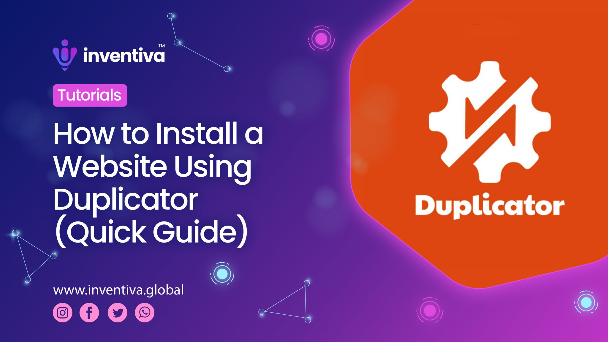 How to Install a Website Using Duplicator (Quick Guide), How to Install a Website Using Duplicator (Quick Guide), Inventiva Creative Studio™
